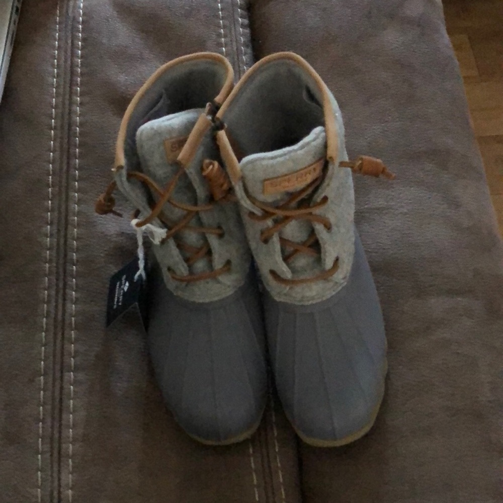 Sperry saltwater wool embossed duck boot with thinsulate